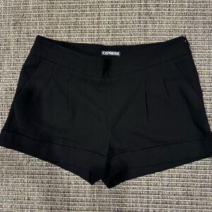 Express Black High Waist Shorts Sleek Design